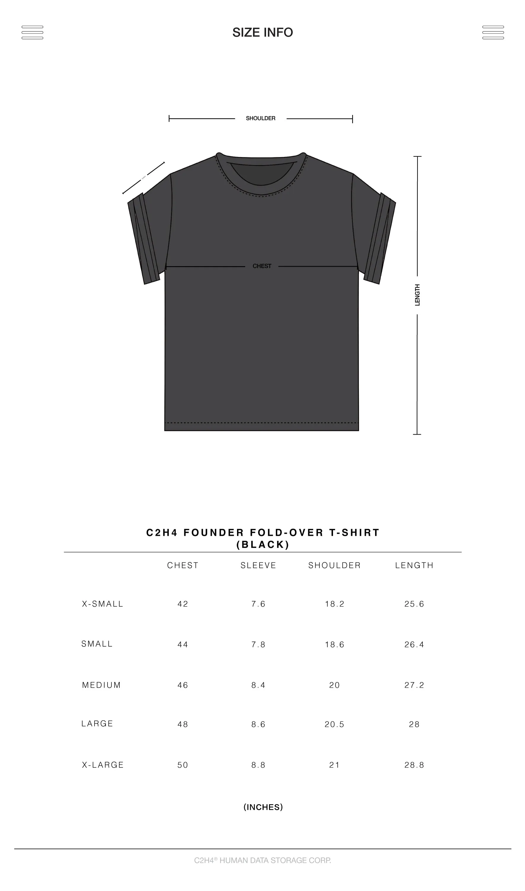 007 - Founder Fold-Over T-shirt