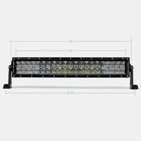 22" Dual Row 5D Optic OSRAM LED Bar