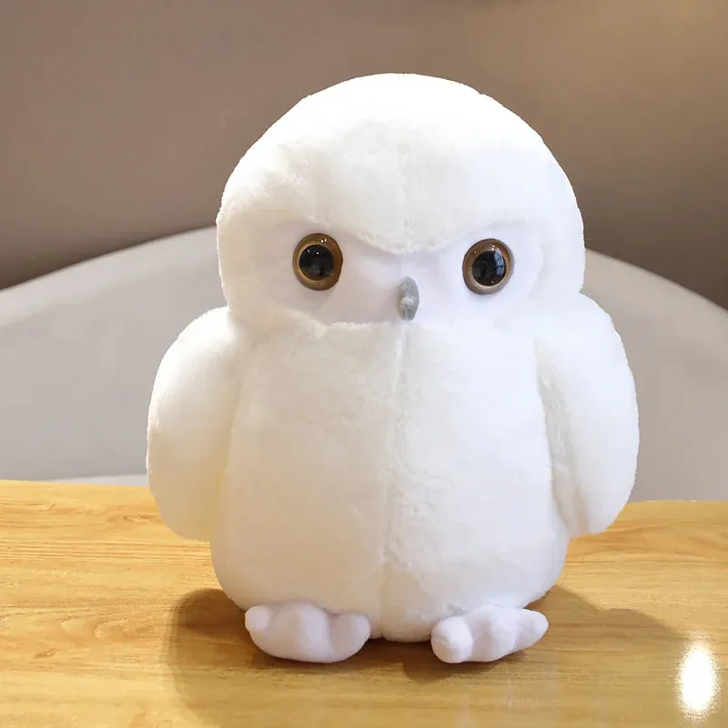 30/40cm Stuffed Couple Owl Doll Simulation Animal Toy Cute Bird Doll Brown Owl White Owl Cartoon Plush Toy Children Girls Gift