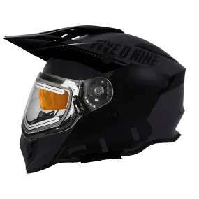 509  Delta R3L Ignite Snowmobile Helmet Fidlock Dual Electric Shield Black Ops FMVSS 218