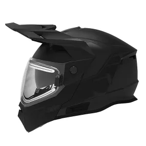 509  Delta R4 Ignite Snowmobile Helmet Fidlock Dual Electric Shield Black Ops FMVSS 218