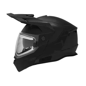 509  Delta R4 Ignite Snowmobile Helmet Fidlock Dual Electric Shield Matte Ops FMVSS 218