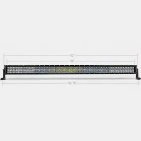 52" Dual Row 5D Optic OSRAM LED Bar