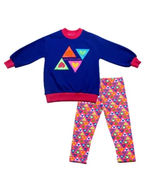 Agatha Ruiz de la Prada Zig Zag Sweatshirt & Leggings Set