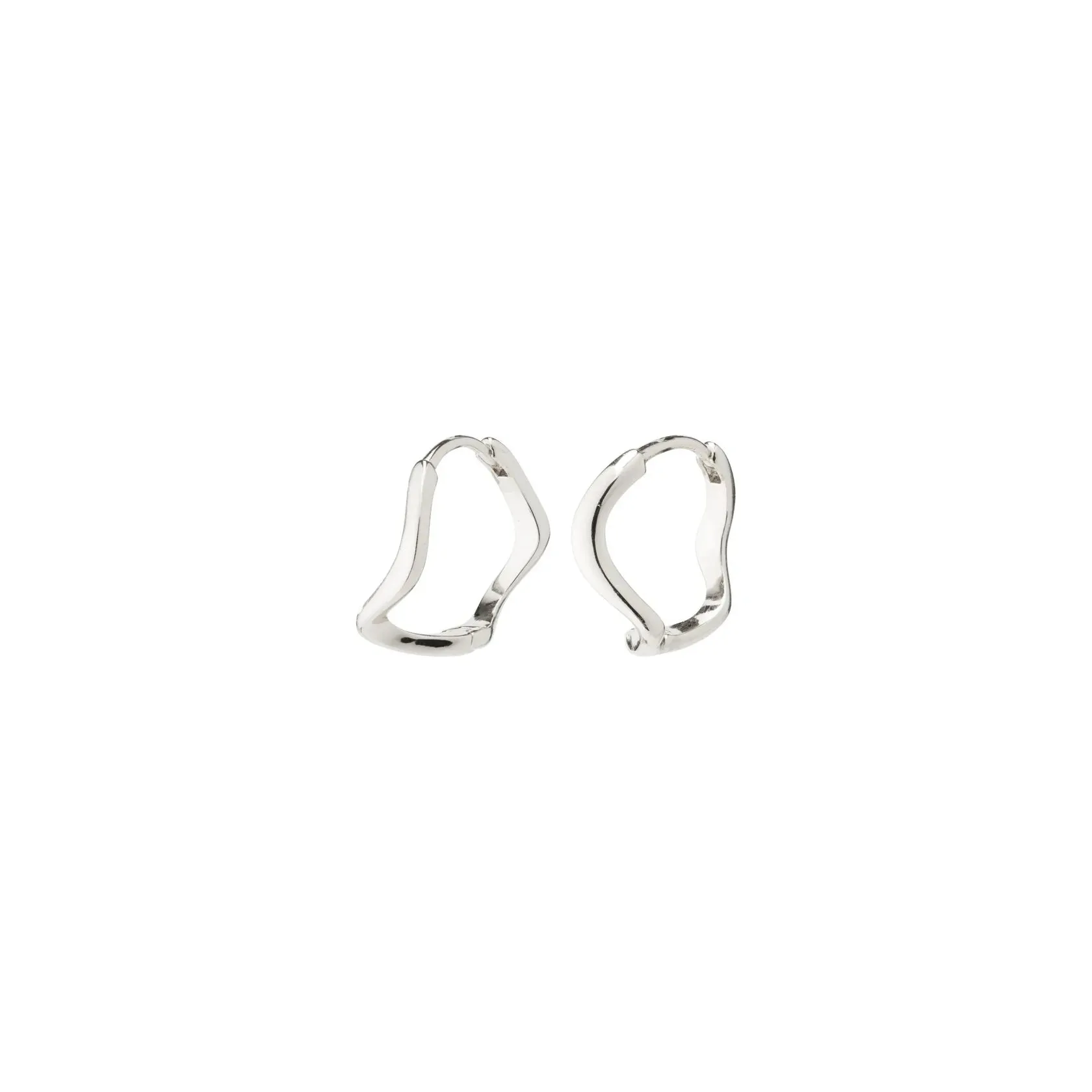 Alberte Silver Plated Hoops