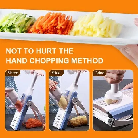 All-in-one Push Style Vegetable Chopper - Jennyhome