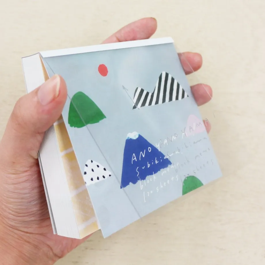 ANOYAMA! Mountain Block Memo Pad Subikiawa (120 sheets)