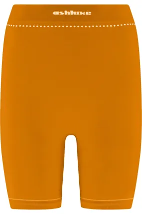 Ashluxe Female Active Biker Shorts-Orange