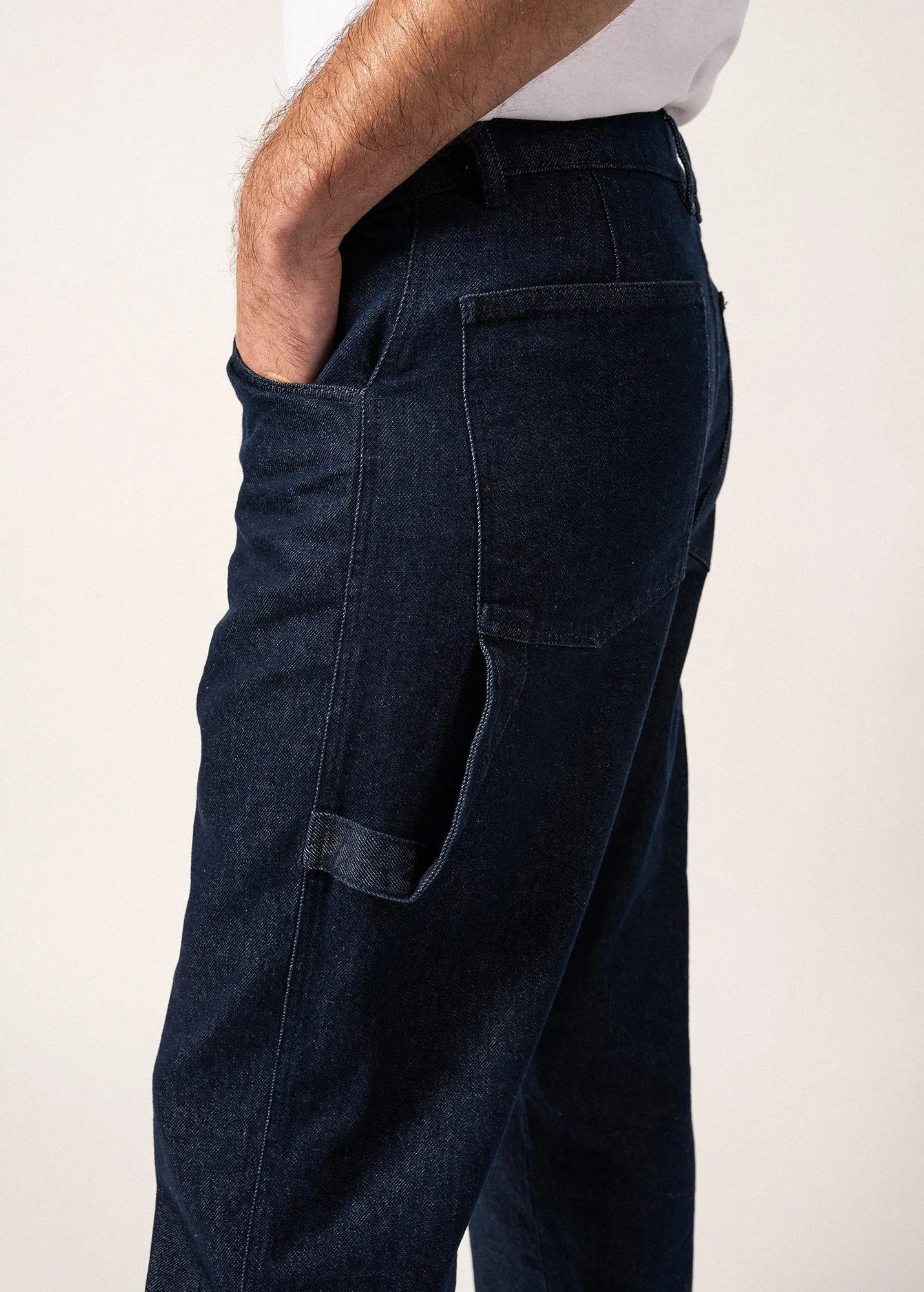 Axel Carpenter-style Jeans - in cotton denim (BRUT)