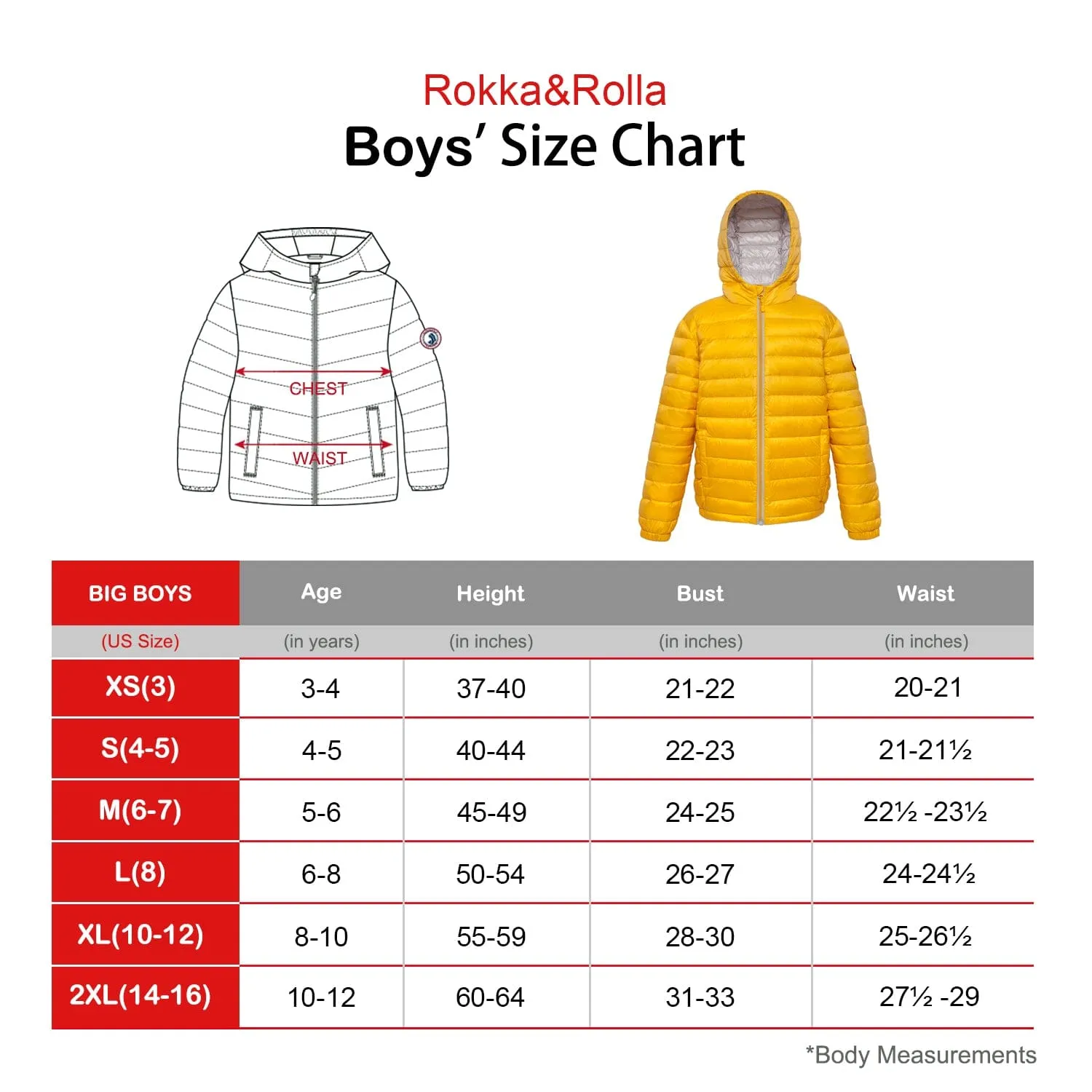 Boys' Ultra Light Packable Down Puffer Jacket