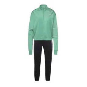 Conjunto Reebok para Mujer TE Tracksuit Verde-Negro