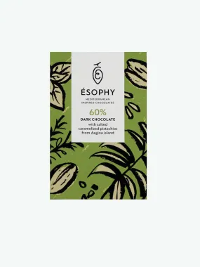 Esophy Salted Caramelized Pistachios Dark Chocolate