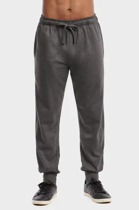 ET TU MEN'S LIGHTWEIGHT FLEECE JOGGER PANTS (SP1120E_CH-GR)