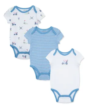 Golf Club 3-Pack Bodysuits