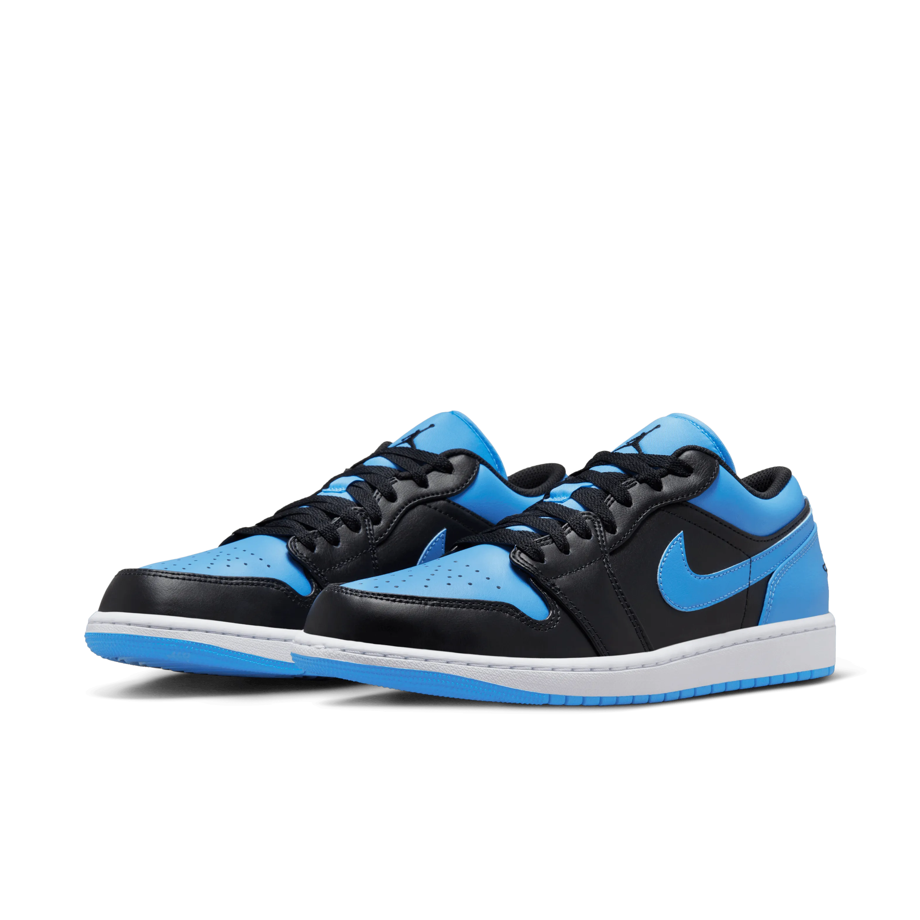 Jordan - Men - Air Jordan 1 Low - Black/University Blue/White