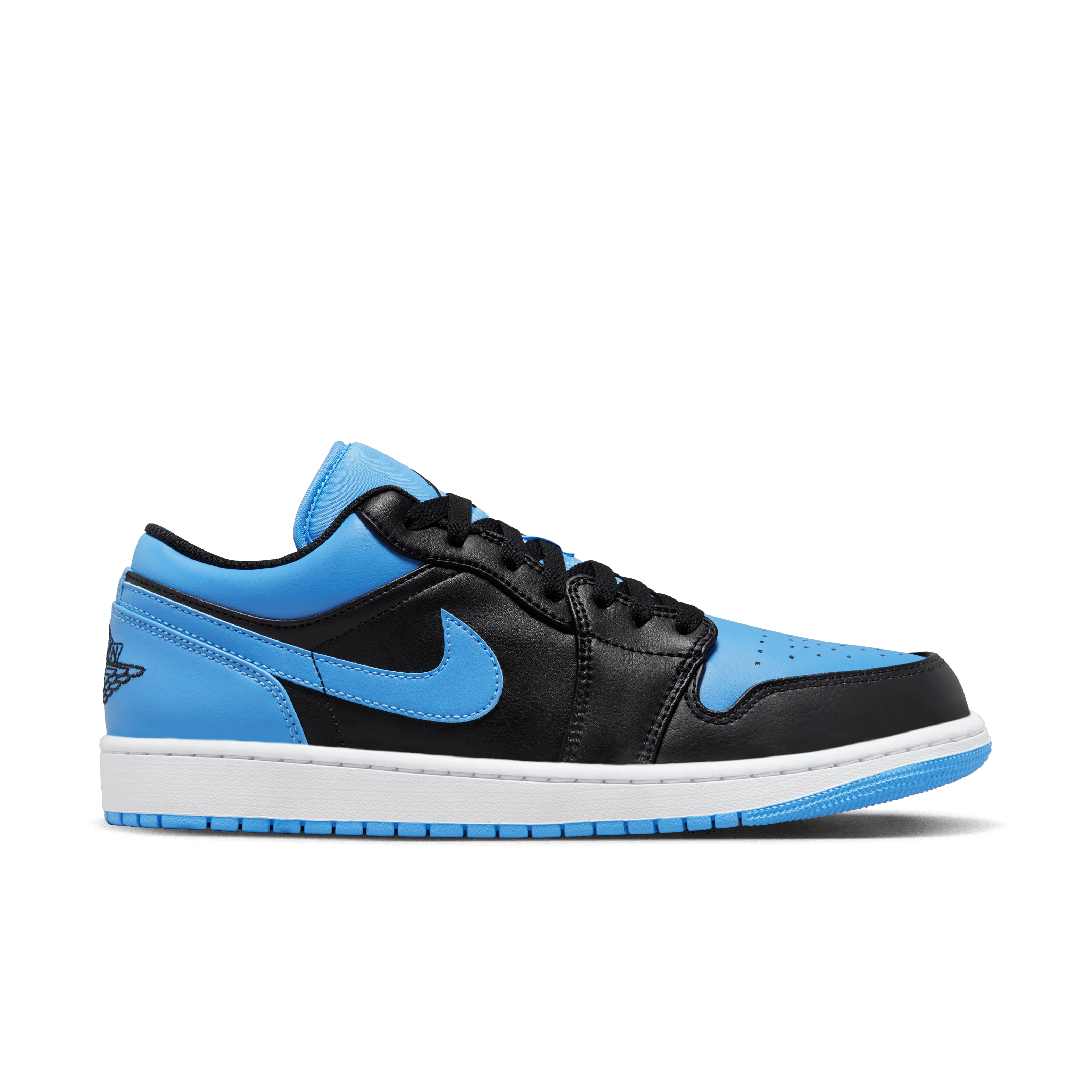 Jordan - Men - Air Jordan 1 Low - Black/University Blue/White