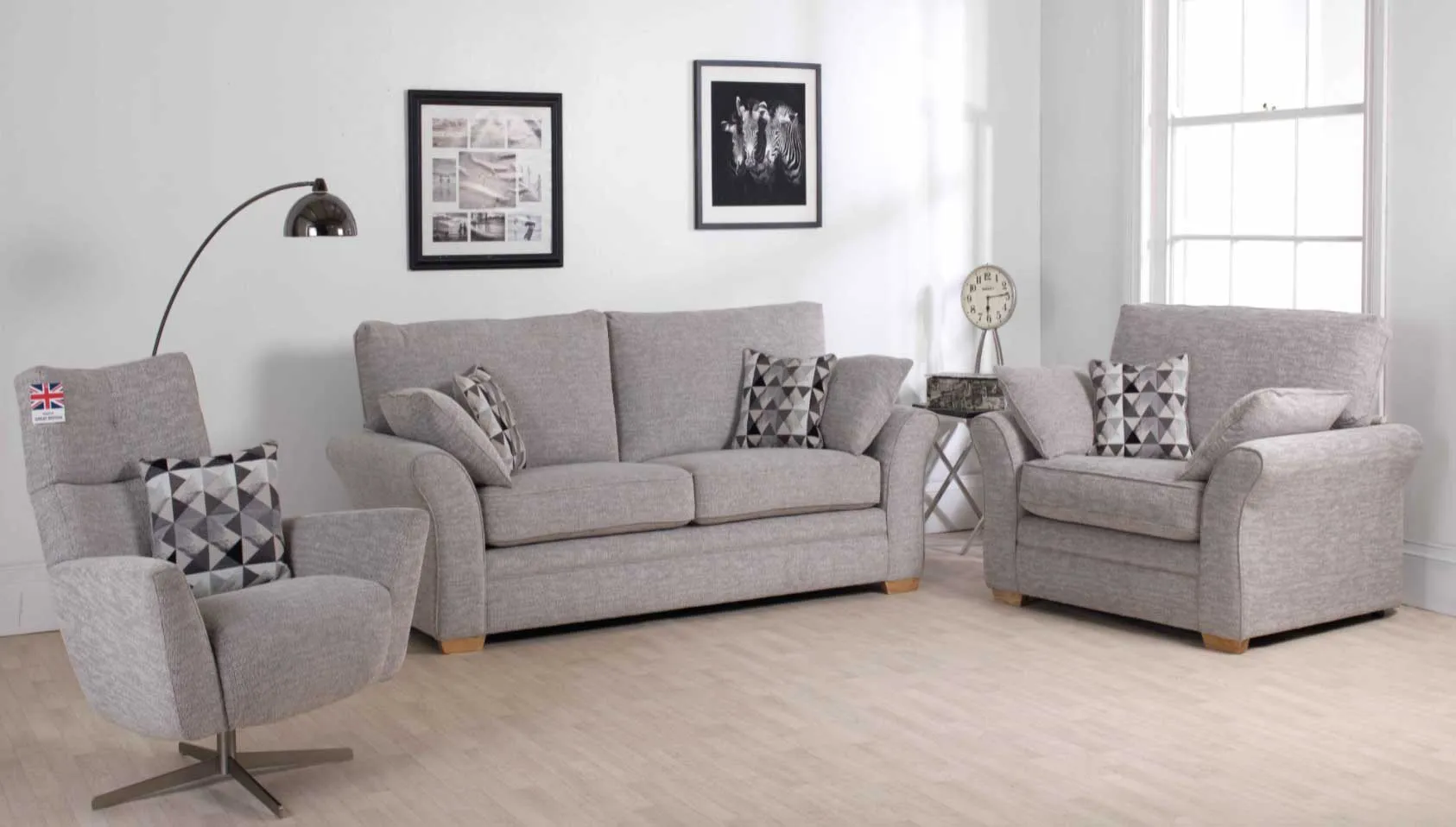 Manor Collection Miami 3 Seater Sofa