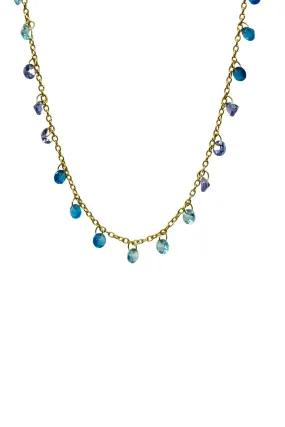 Marie Helene de Taillac Blue Lagoon Dangling Necklace