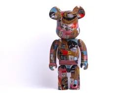 Medicom Toy Be@rbrick Andy Warhol x Basquiat #2 1000%