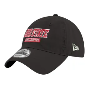 Ohio State Buckeyes Cross Country Black Adjustable Hat