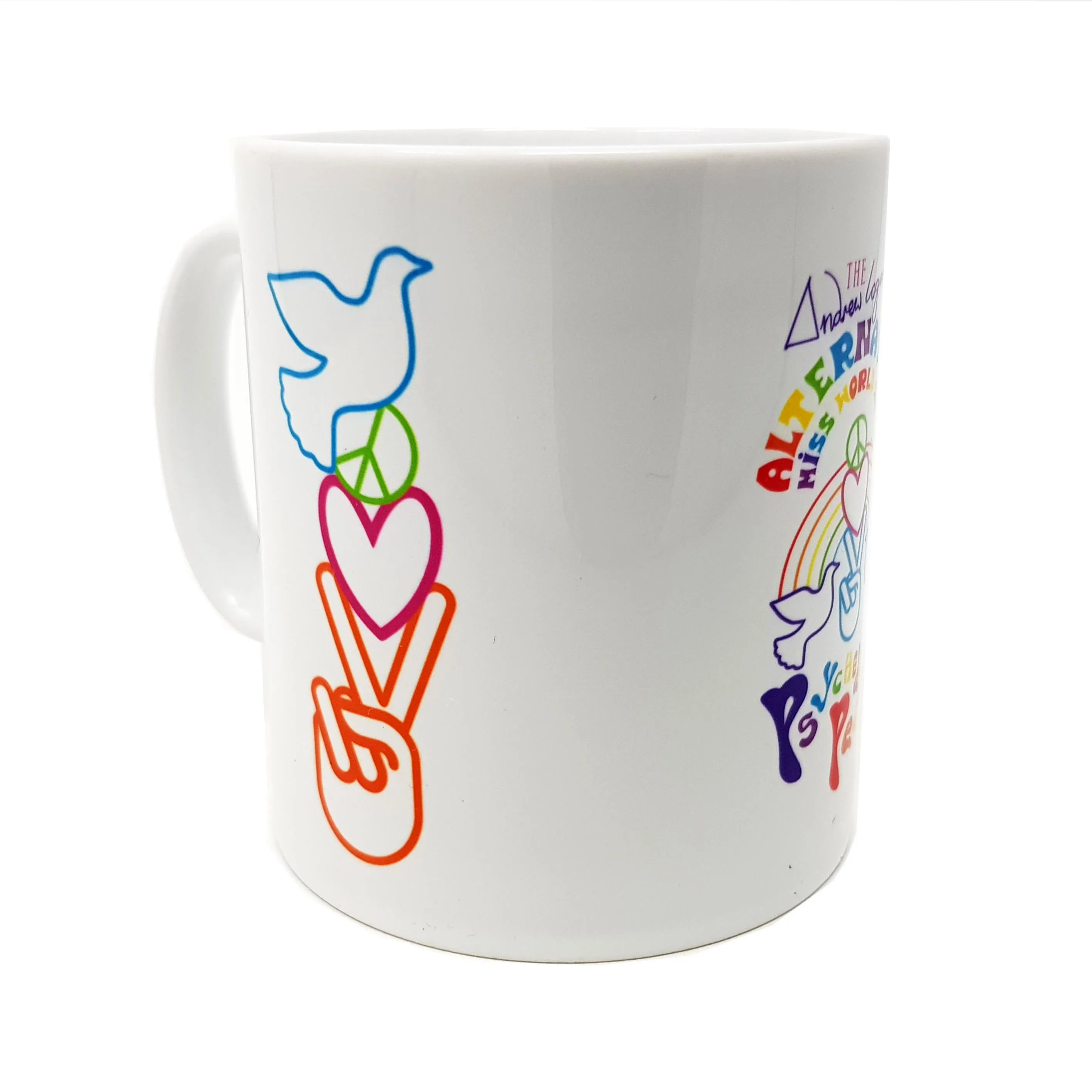 PSYCHEDELIC  PEACE MUG - ALTERNATIVE MISS WORLD 2018