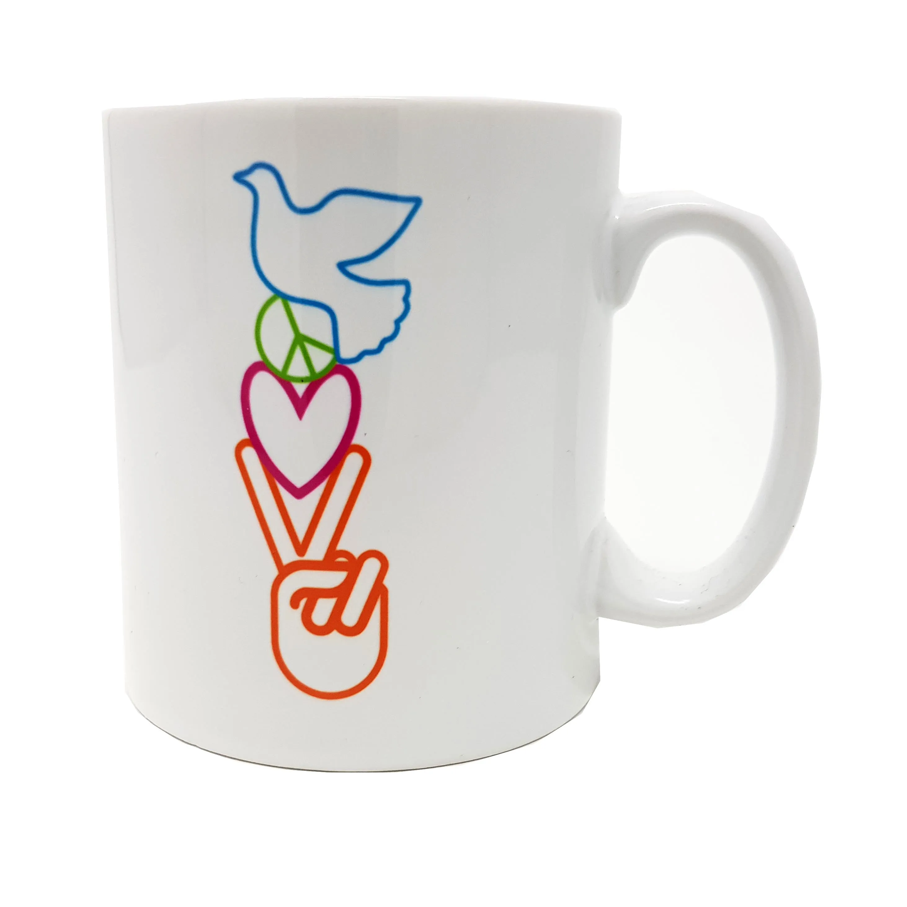 PSYCHEDELIC  PEACE MUG - ALTERNATIVE MISS WORLD 2018