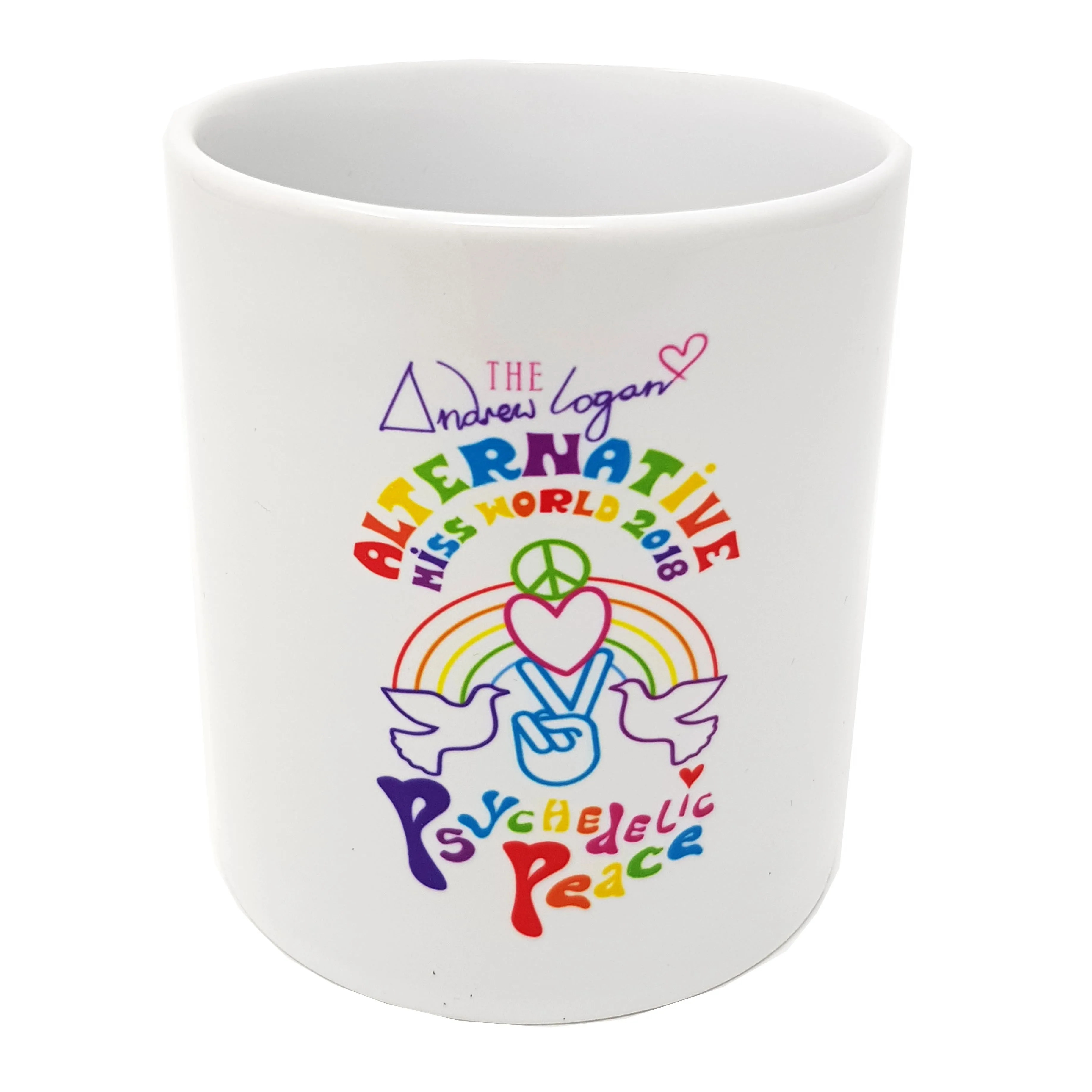 PSYCHEDELIC  PEACE MUG - ALTERNATIVE MISS WORLD 2018