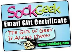 SockGeek Gift Cards - Via Email