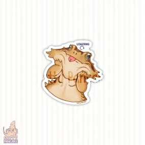 Wholesale - Bearded Dragon Loading Sticker