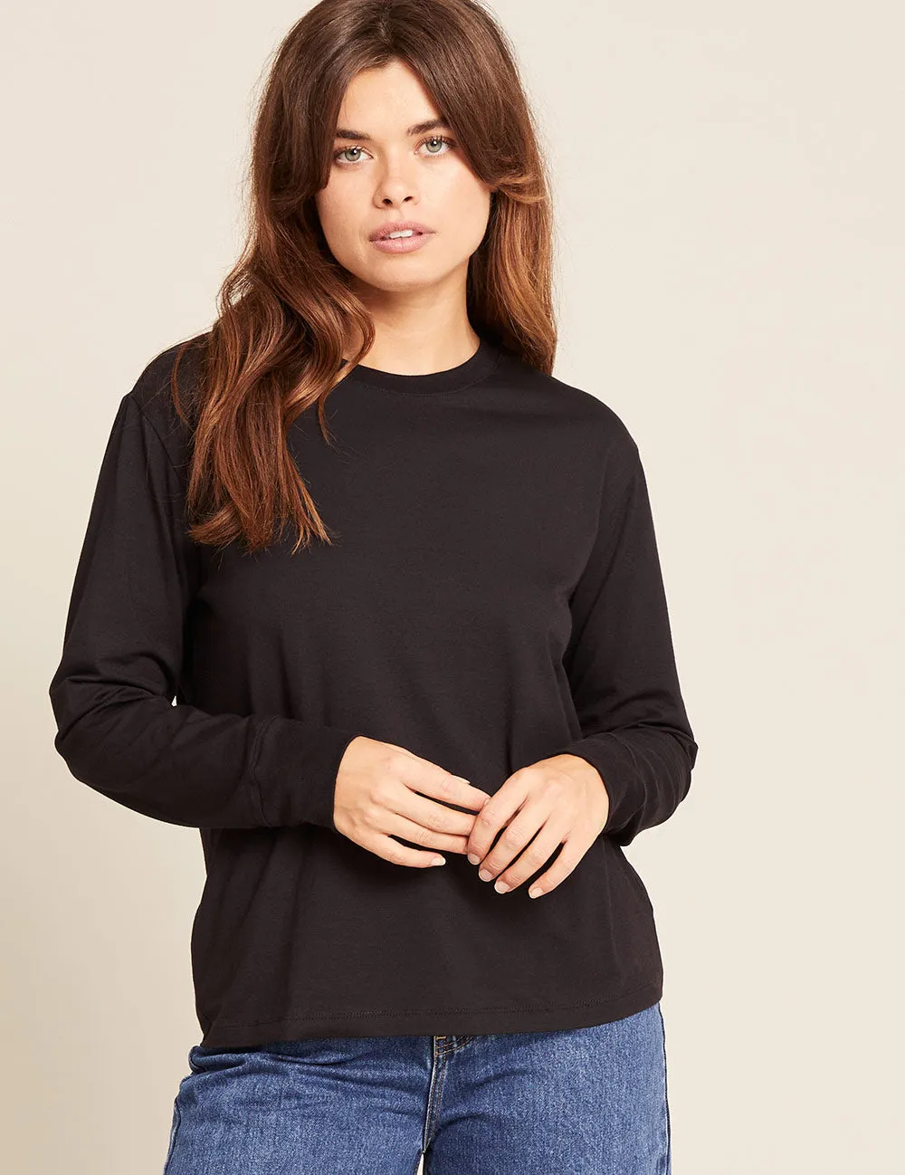 Women's Classic Long Sleeve T-Shirt - Black